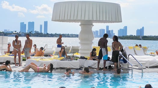 the hip pool of mondrian miami Take a dip in the hip pool of the Mondrian Miami and soak up the sun in style.