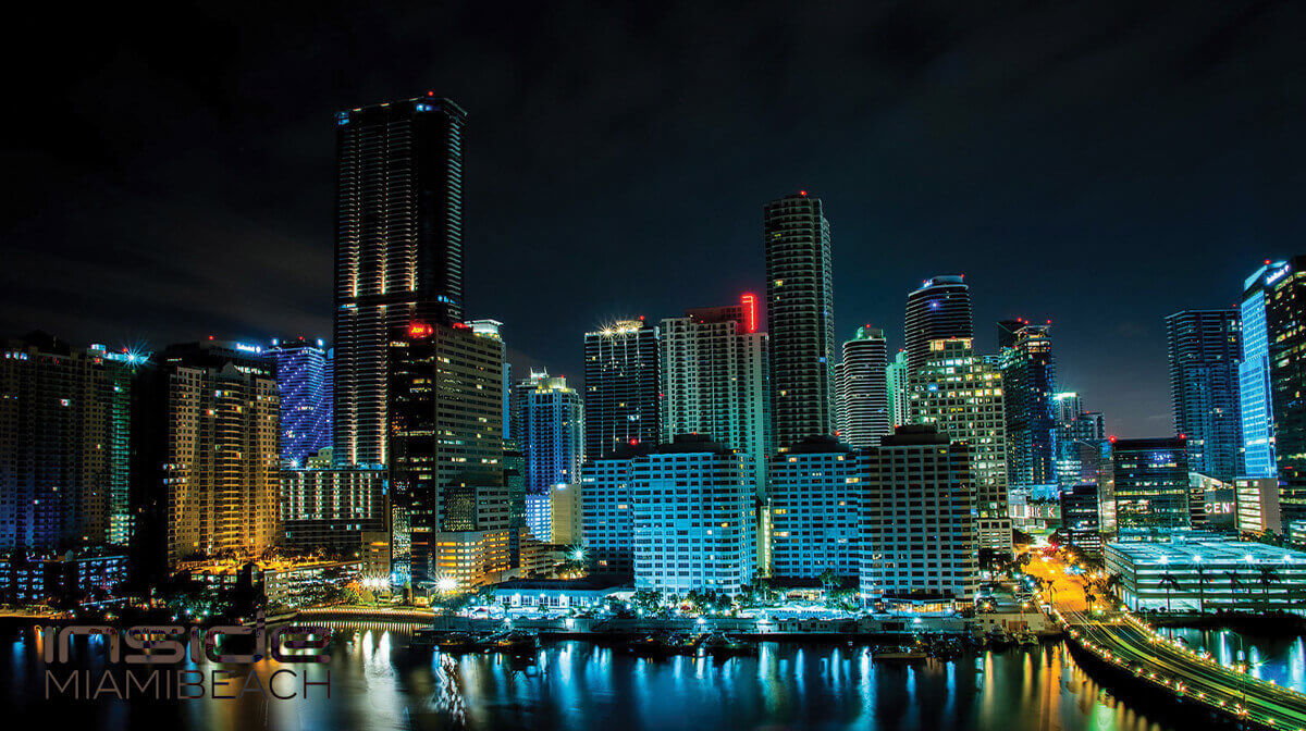 The wonderful Miami Business District Skyline