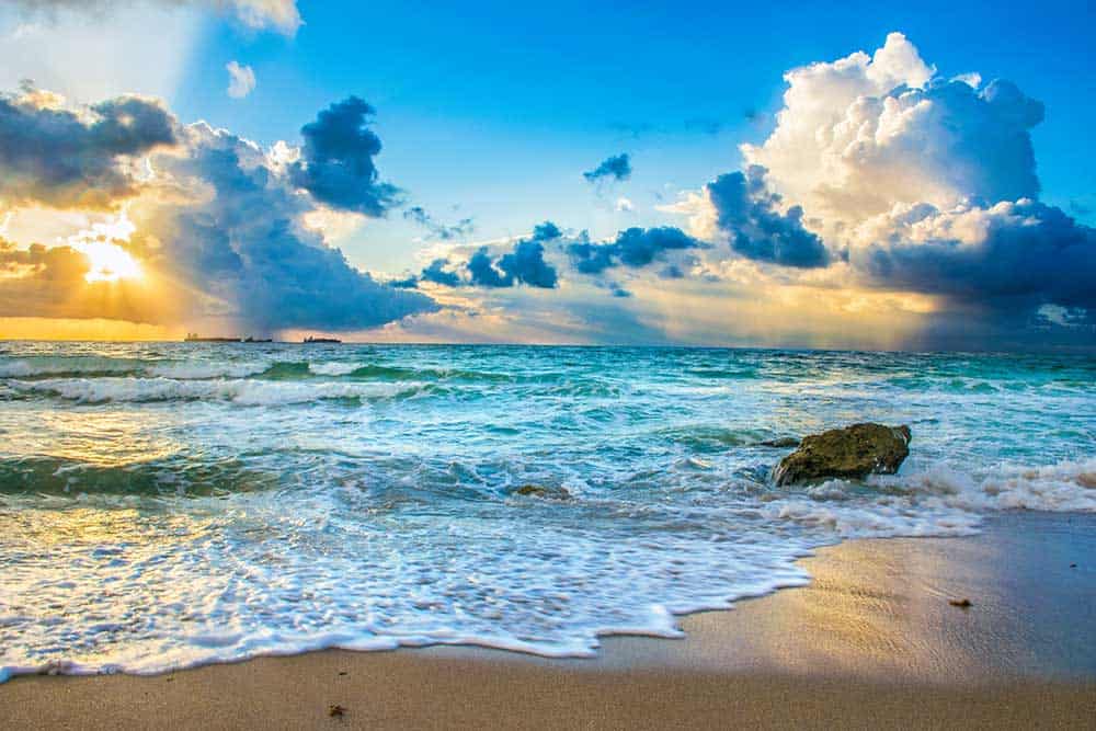 A beautiful beach in Fort Lauderdale