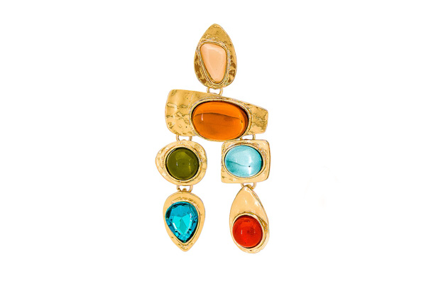 Multi Stone Earrings