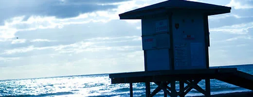 Lifeguard in South Beach Miami Florida