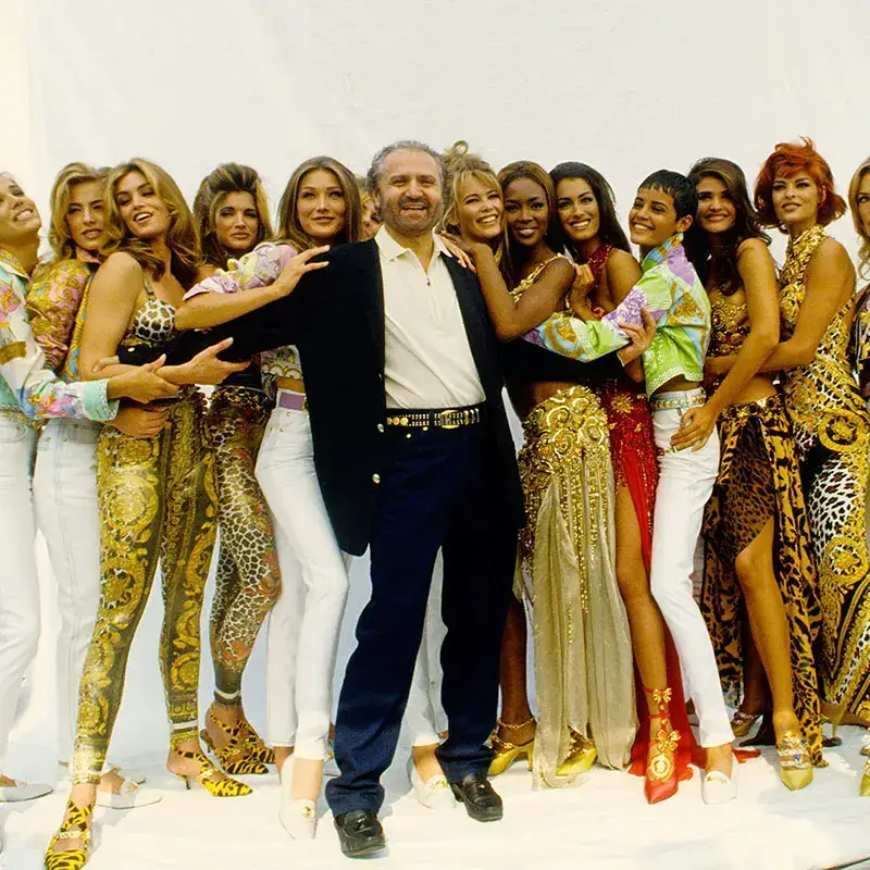 The Italian Fashion Designer Gianni Versace