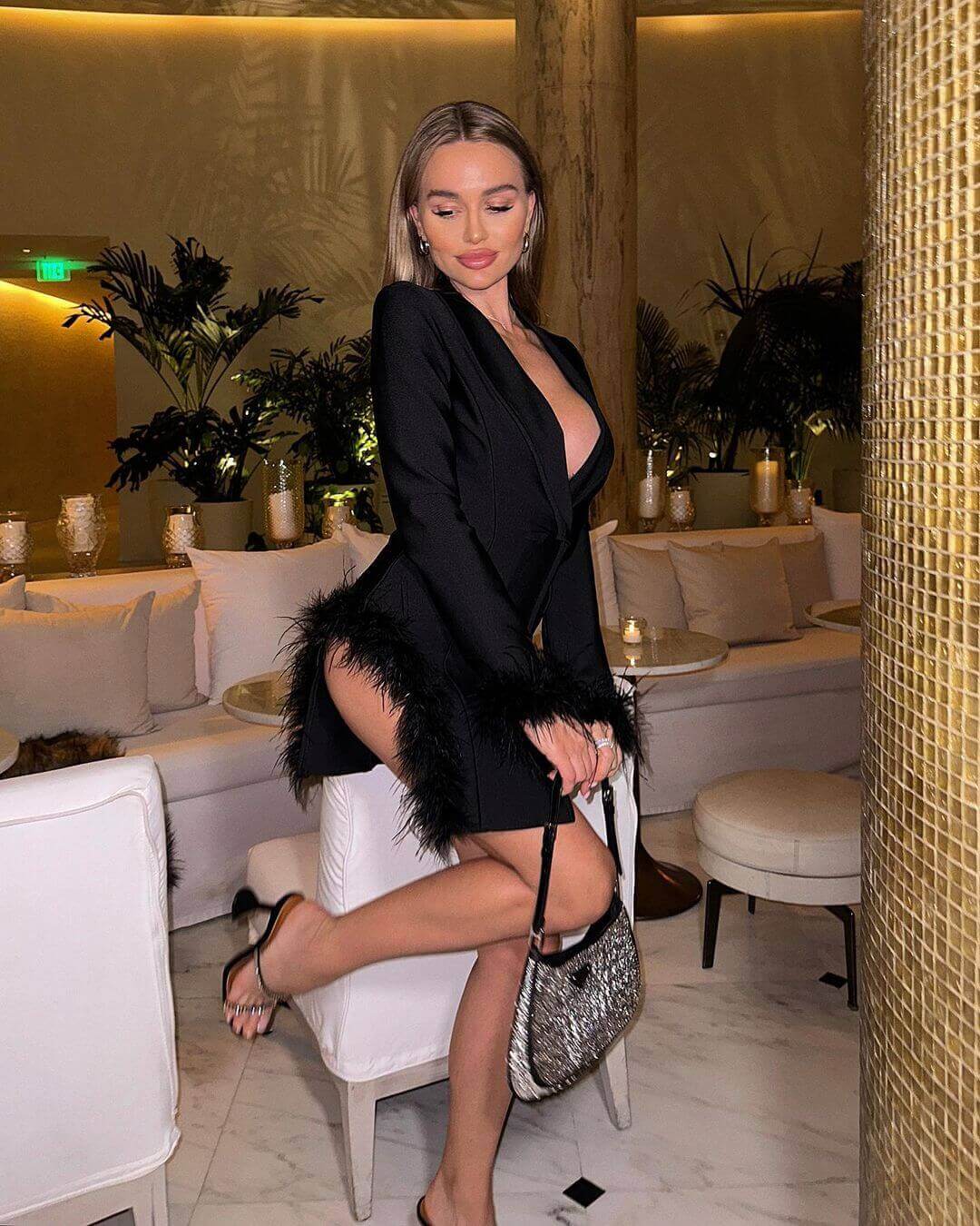 Dasha is ready to go at the Miami Beach Edition