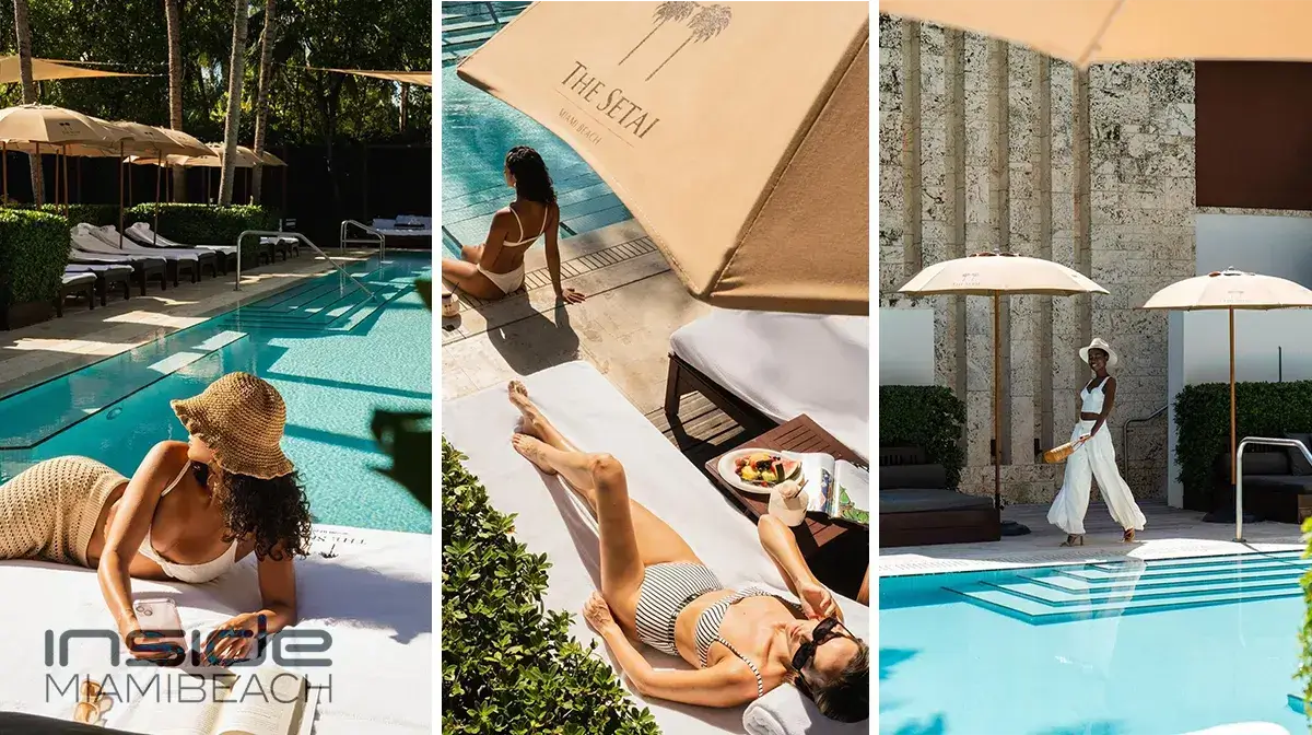 the scenario you can attend to the Setai Miami Beach